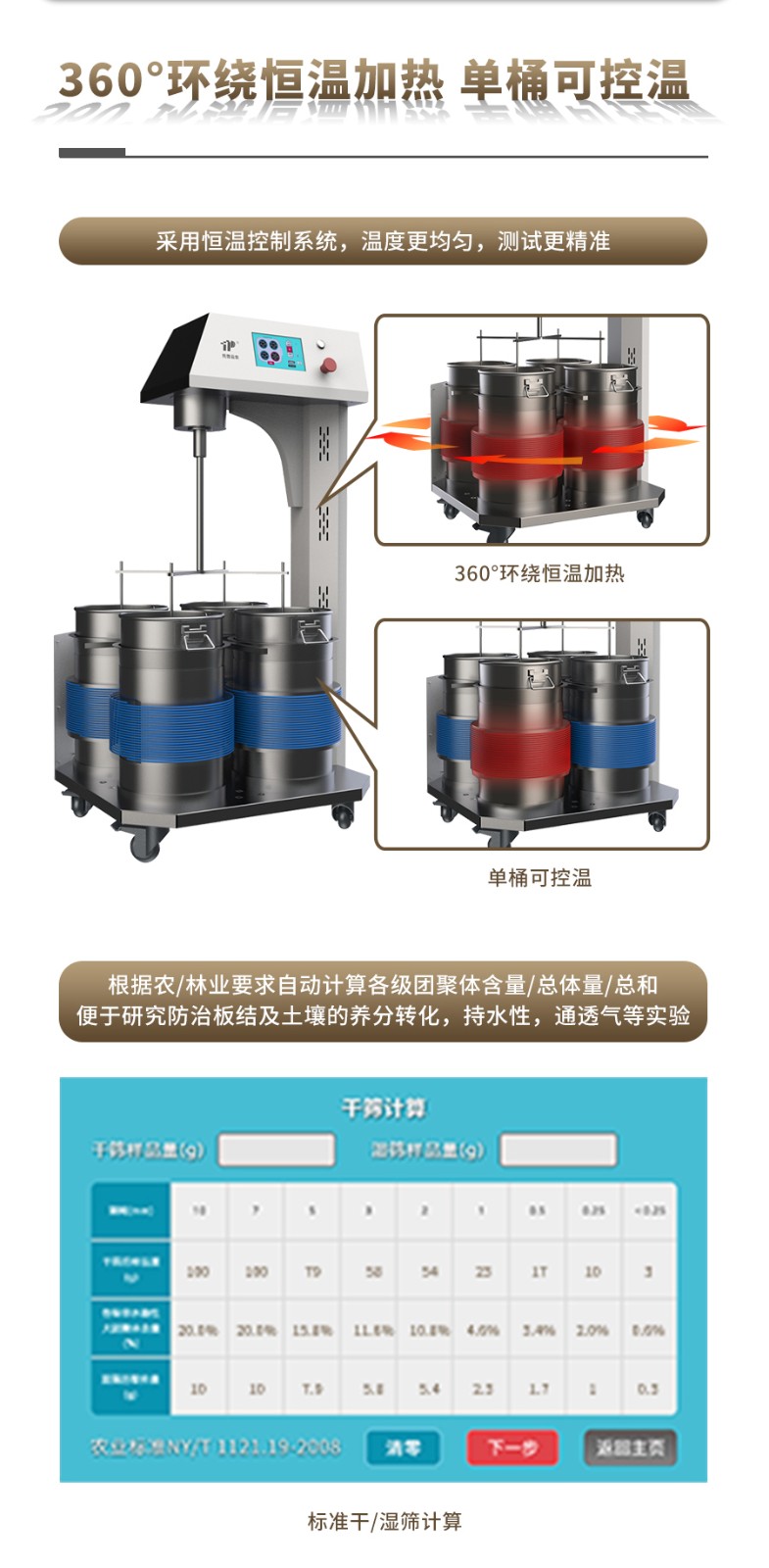 恒温式向日葵污视频APP团粒分析仪